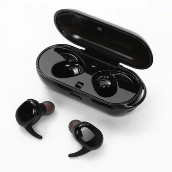 Nepremočljiva Dotik Res Sport Brezžična Čepkov Mini Bluetooth Slušalke Slušalka Audifonos z Močjo Polnjenja Polje Organizator - 