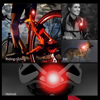 Nove Multi Razsvetljavo Načini Kolo Svetlobe USB Charge Kolo Led Bliskavica Rep Zadaj Kolesa, Luči za Gore Bike Sedežna - 