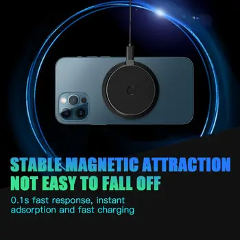 15W Hiter Brezžični Polnilnik Magnetni Brezžični Polnilnik Za IPhone 12 Pro Mini 12 12 Pro Max Magnet Hitro Polnjenje, Tip C Vmesnik - 
