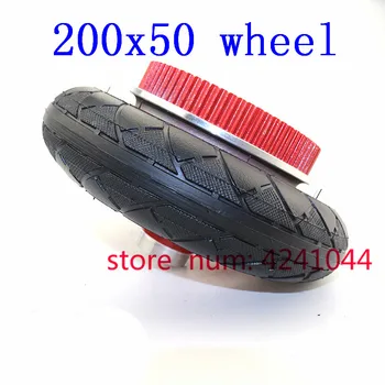200X50 zadnja kolesa 8 inch aluminij zlitine sinhronih hub platišča z 200x50 pnevmatike pnevmatike za Električno Mini Kolo Skuter Motorcycl - 