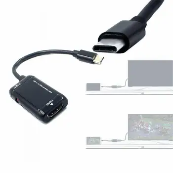 NOV USB 3.1 do HDMI pretvorbo adapter Tip-C HDMI Za Nove Adapter HD 1080P MacBook Kabel - 