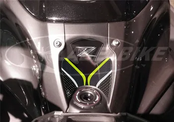 Motorno kolo Ogljikovih Vlaken 3M LEPILO Emblem Zaščita Tank Pad Plina Skp Zaščitne Nalepke Nalepke Za Kawasaki Z900 2017-2020 - 