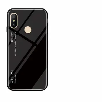 Luksuzni Gradient Kaljeno Steklo Telefon Primerih Za Xiaomi Redmi S2 S 2 Globalna Različica 5.99 palčni Slim Hrbtni Pokrovček Fundas Za Redmi Y2 - 