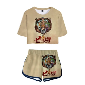 Naruto 3D tiskanje modno in udobno T-majica + hlače, dvodelne obleke poletje visoke kakovosti seksi šport za dekleta - 