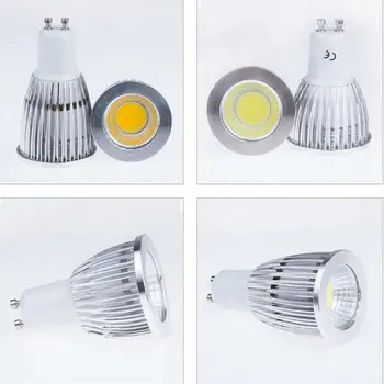 Super Svetla GU10 LED Žarnica 3W 5W 7W LED žarnica svetlobo COB GU10 Zatemniti GU 10 led Žarometi, Toplo/Hladno Bela Brezplačna dostava - 