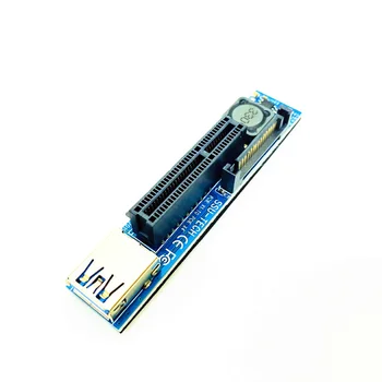 PCIE Riser M-Ključ NVME M. 2 za kartico PCI Express X4 Grafične Kartice Riser 30 CM USB Kabel, PCIE Extender Vrata Razširitev Ac Odcepa Kabel - 