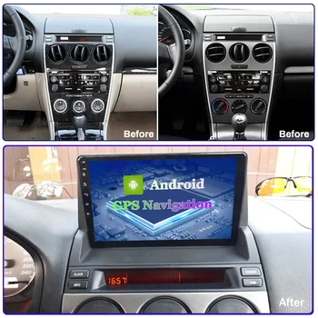 4G+64 G Android 9.0 avto dvd Za Mazda 6 Radio 2002-2008 večpredstavnostna GPS Radio stereo gps navigacija - 