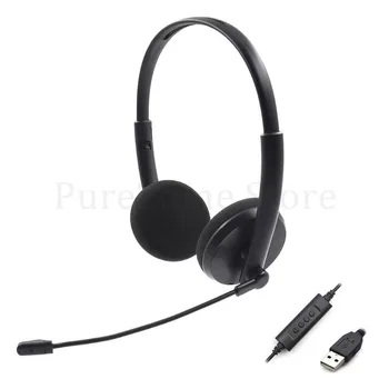 Klicni Center USB Slušalke šumov Slušalke Slušalke z Mikrofon Nadzor Glasnosti Funkcije - 