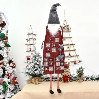 Božični Koledar Santa Snjegović 3D Lutka Decals Adventni Koledar Božič Odštevanje Koledar Božični Okraski Za Doma #3 - 