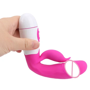 IKOKY G Spot Vibrator, Vibrator Realističen Penis Sex Igrače Za Ženske Klitoris Stimulator Ženski Dvojni Masturbator Vibracij - 