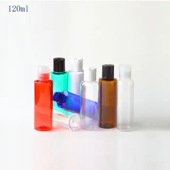 50pcs 120ml prazno šampon losjon plastenk,prazno tekoče milo potovanja steklenice z disk vrh skp, kozmetične embalaže - 
