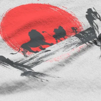 Ukiyo-e Japonske Umetnosti Woodblock Prints Hokusai Prevelik Haikuna Matata Čistega Bombaža Priložnostne Vrhovi T-shirt - 