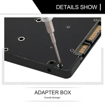 SATA SSD Adapter-Polje Zunanji HDD MobileBox Prenosni Mini HDD Učinkovite in Hitre Mini 2.5 Inch MSATA SSD do 22 Pin EU Namizje - 