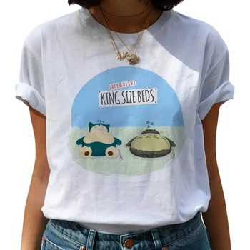 Totoro Studio Ghibli tshirt majica s kratkimi rokavi ženske grafični tees ženske tiskanja plus velikost majica s kratkimi rokavi tshirt kawaii - 