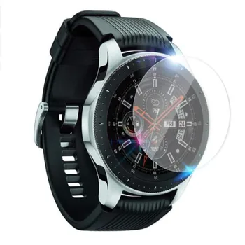 2 x Kaljeno Steklo Jasno, Zaščitna folija Zaščito Za Samsung Galaxy Watch 42MM 46MM Smartwatch Zaslon Patron Pokrov - 