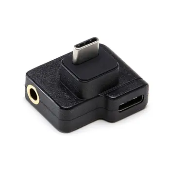 Avdio Adapterji za DJI Osmo delovanje Fotoaparata USB Tip C Moški-Ženska 3.5 mm Audio Polnjenje Adapter za Polnilnik - 