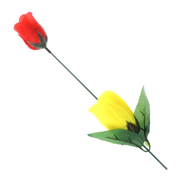 Barve Vrtnice (Rdeča Spremembe Rumena) Rose Čarovniških Trikov Spremembe Valentine 'S Day Barvo Vrtnice Cvet Magic Trick Igrače - 