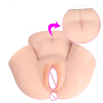 MLSice Moški Masturbator 3D Realistična Rit Vagina Seks, Ljubezen Lutka Veren Muco Rit za Odrasle Sex Igrača za Moške Masturbacija Dveh Lukenj - 