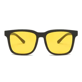 LongKeeper Nočno Vizijo Očala Moški Ženske Tr90 Okvir Polarizirana sončna Očala Voznik Kvadratnih Očala Oculos Gafas de sol UV400 - 