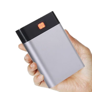 Moč Banke Polje 4X18650 Baterije DIY Smart Hitro Polnjenje Polnilnik s Pametnim LED Zaslon - 