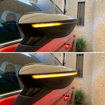 Dinamični Blinker za Seat Leon III 5F ST FR Cupra Arona KJ7 LED Vključite Signal Ogledalo lučka 2013 2017 2018 - 