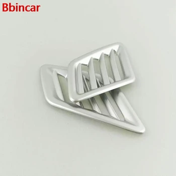 Bbincar ABS Chome Mat Sprednji Plošči klima AC Prezračevalni Odprtini Trim Kritje 2pcs Za Nissan Tiida Pulsar C13 2016 - 