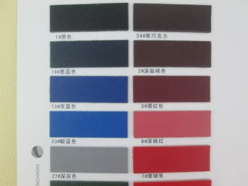 Varstvo okolja materiala keper žilavost umetno usnje, tkanine PU sintetičnega usnja 38 barve, tekstilne tkanine za vrečko pasu - 