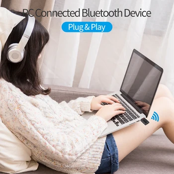 4-v-1 USB Bluetooth Oddajnik Sprejemnik Adapter Bluetooth5.0 Adapter 3.5 mm AUX BT Audio Brezžični Ključ Za Avto, TV Zvočnik - 