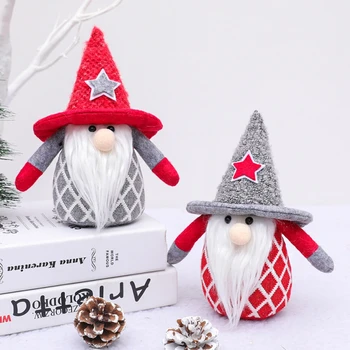 Božič Gnome Darila, Počitnice Stranka Domov Dekoracijo Otroci Rojstni Ročno Tomte Plišastih Lutka Elf Okraski Okraski - 