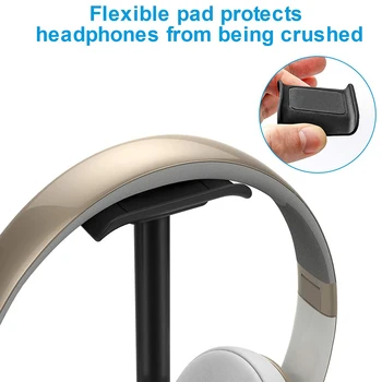Celotno Aluminija Slušalke Stojala za Slušalke Imetnik Gaming Slušalke Imetnik z nedrsečo Silikonski Slušalke Stojala - 