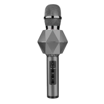 K7 Bluetooth Brezžični Mikrofon Diamond Karaoke Mikrofon Zvočnik Ročni Mikrofon Stereo Petje Igralec Za KTV Dom Avdio - 