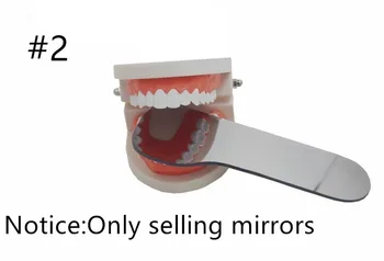 1Set Zobni Ortodontskega Fotografijo Ogledalo Znotraj Ustne Votline Ogledalo, Steklo Reflektor - 