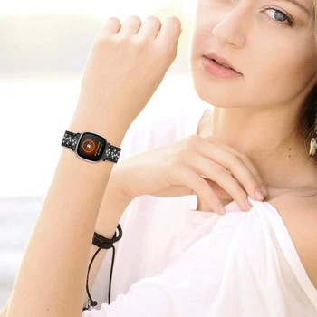 Kovinska Zapestnica Pasu Trak za Fitbit Obratno 3 Ženske Moški Watchband za Fitbit Občutek Versa3 Manšeta Band - 
