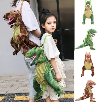 Starš-otrok Dinozaver Vrečko Nove Otrok Nahrbtnik Risanka Velik Dinozaver Nahrbtnik ženske nahrbtnik mochila feminina vrečko - 
