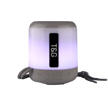 Mini Svetilka Bluetooth Zvočnik Zunanji Nepremočljiva Stereo Hi-Fi Zvočnikov, AUX Zvok Stolpec Zvočnik z UKV-Radio TF Kartica - 