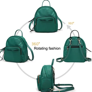 Ženske vrečko 2021 novi retro moda zadrgo dame nahrbtnik visoke kakovosti šolsko torbo torba za mlade Ženske torbe Nahrbtniki - 