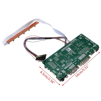Krmilnik Odbor LCD DVI VGA PC Modula Gonilnika DIY Komplet za 15.6\