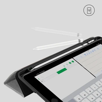 Tablični Primeru za iPad Air4 Za 10,9-Palčni Pokrovček Tablet Stojalo Popolnoma Zavit Anti-Spusti Silikonsko Ohišje z Pero Režo - 
