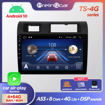Prelingcar Android10.0 NI 2 din DVD Avto Radio Multimedijski Predvajalnik Videa, GPS Navigacijo Za Toyota LAND CRUISER Okta-Core DSP - 