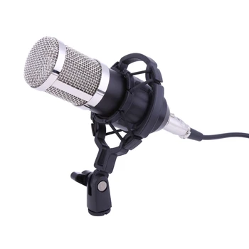 BM-800 Strokovno Kondenzator Mikrofon Za KTV Karaoke Zvoka v Računalniku, Studio Vokal Snemanje Mikrofona S stojalo za Mikrofon - 