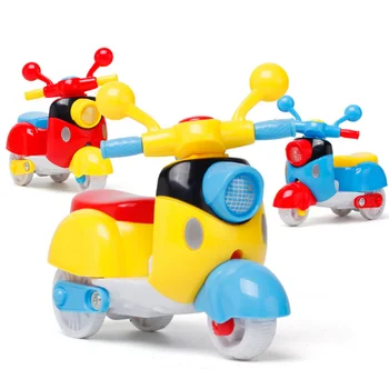 1pc Baby Vztrajnosti, Mini motorno kolo Avto Igrače za Otroke, Otroci Plastičnih Simulacije Motocikel Zgodnjega Učenja Smešno Rojstni dan Darila - 