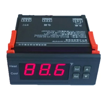 10A 110V Digitalni Temperaturni Regulator Termočlen toplotne regulator merilnik temperature s Senzorjem -58~194 Celzija - 